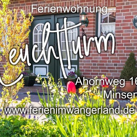Ferien Im Wangerland Ferienwohnung Leuchtturm Minsen Schillig Hund Pool Sauna Norderaltendeich Bagian luar foto